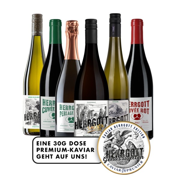 Herrgott Wein- und Kaviarpaket