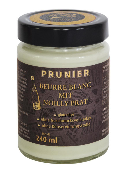 Prunier Beurr blanc with Vermouth