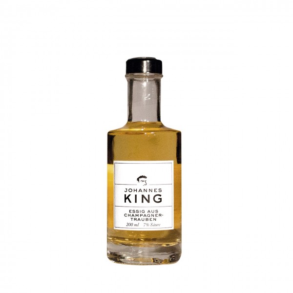Kings vinegar from champagne grapes